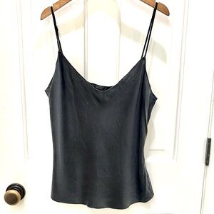 J. Crew Black Washable Silk Camisole Tank